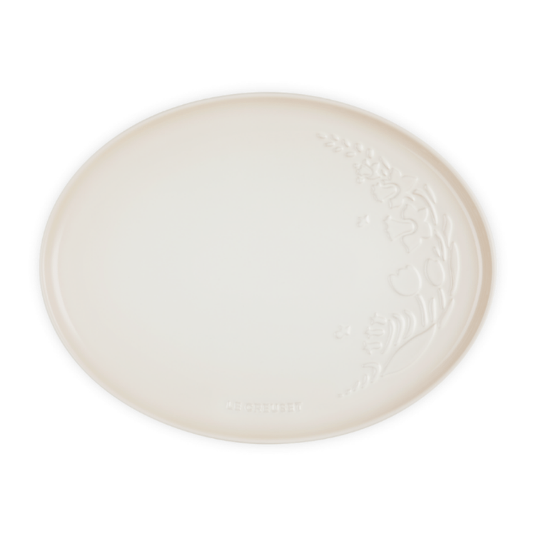 Bandeja De Servir Oval Jardin Meringue 36cm – Le Creuset Bandeja De Servir Oval Jardin Meringue 36cm – Le Creuset